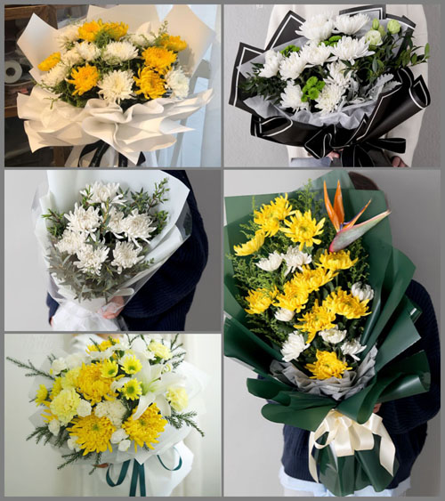 四川绵阳三台县广利乡白事花束代送